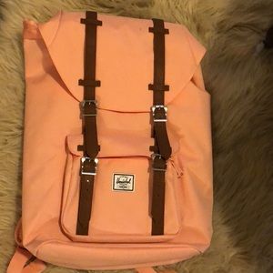 Pink Herschel backpack